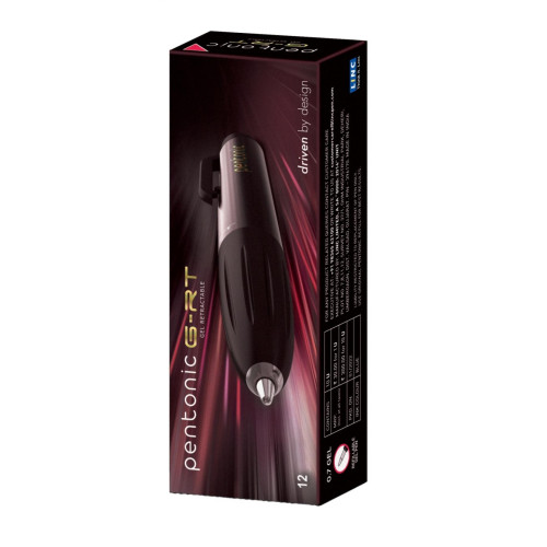 Długopis żelowy LINC Pentonic GRT, śr. kulki 0,7mm, czerwony-16712144