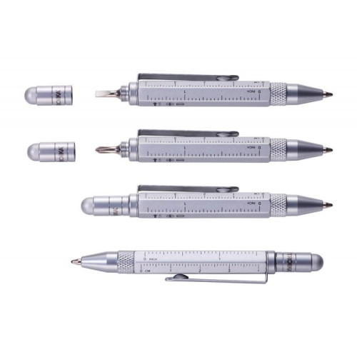 Długopis wielozadaniowy TROIKA Construction Liliput, czarny-16712269