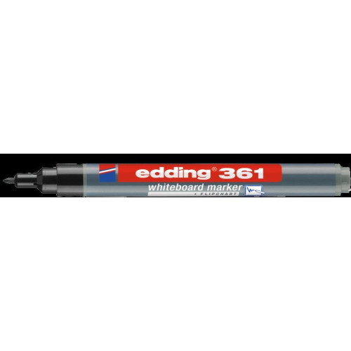 Marker EDDING 1mm do tablic okrągła końcówka czarny 361001C suchościeralny