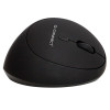 Myszka ergonomiczna bezprzewodowa pionowa Q-CONNECT, 6-przyciskowa, na baterie, dla praworęcznych, czarna-17158844