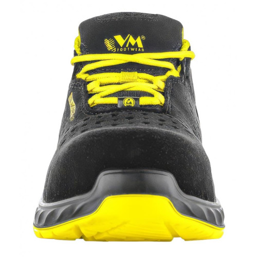 Półbuty ochronne VM FOOTWEAR Chicago 2285-S1PL ESD, rozm. 45, czarno-żółte-17158394