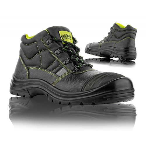 Trzewiki ochronne VM FOOTWEAR Stockholm 3280-S3, rozm. 45, czarne