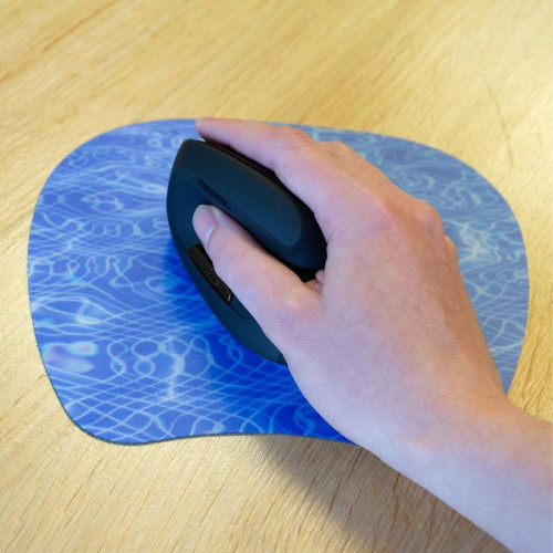 Myszka ergonomiczna bezprzewodowa pionowa Q-CONNECT, 6-przyciskowa z akumulatorem, dla praworęcznych, czarna-17158840