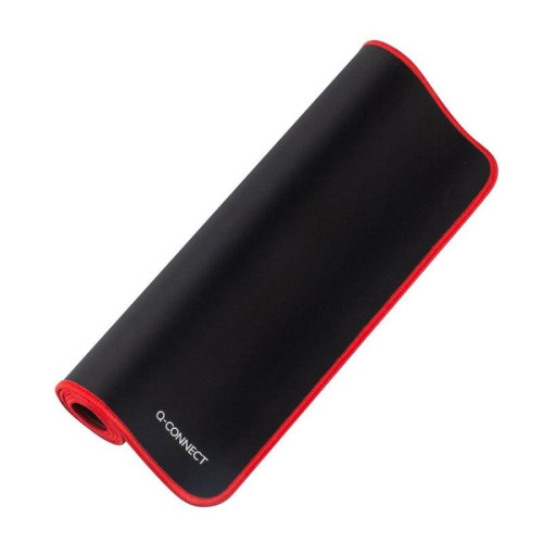 Podkładka pod mysz Q-CONNECT XXL, 90x40cm, czarno-czerwona-17158866