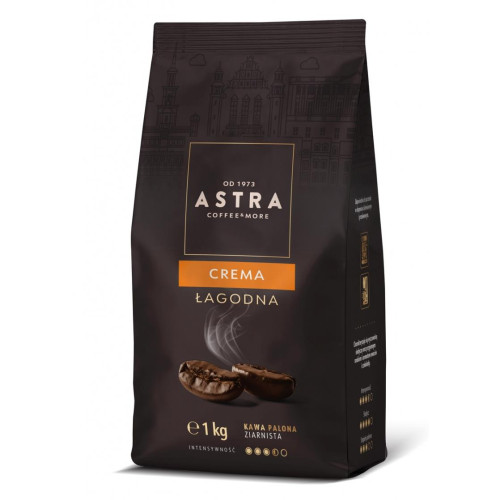 Kawa ASTRA Crema Łagodna, ziarnista, 1kg-17272942