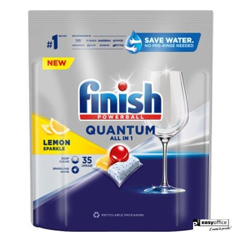 FINISH Kapsułki do zmywarki Quantum All-in-1 35 lemon