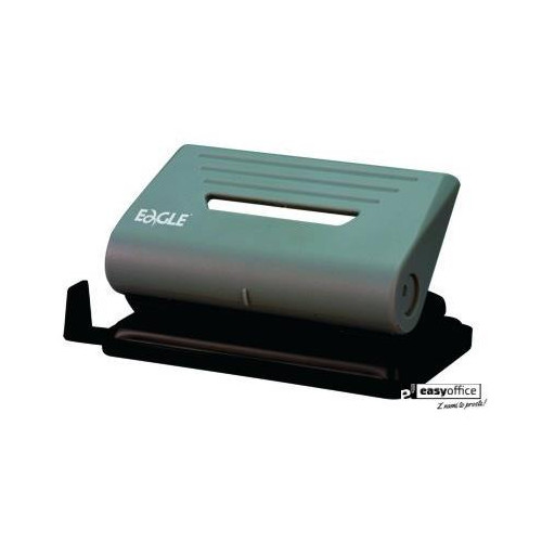Dziurkacz 837S EAGLE szary, dziurkuje do 12 kartek, 110-1045