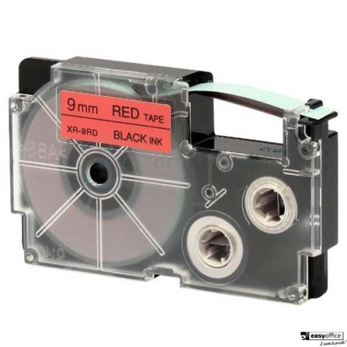 Taśma do drukarek XR 9RD1 9mmx8m czerwonaczarny nadruk CASIO
