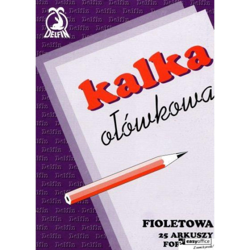 Kalka ołówkowa A425 ark. DELFIN