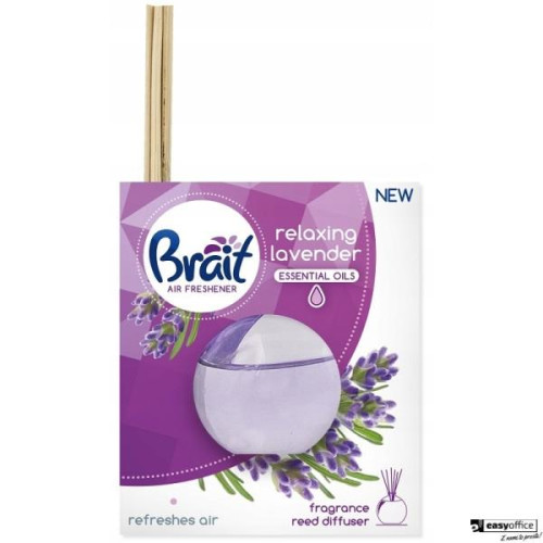 BRAIT Odświeżacz pachnące patyczki 40ml RELAXING LAVENDER 13619