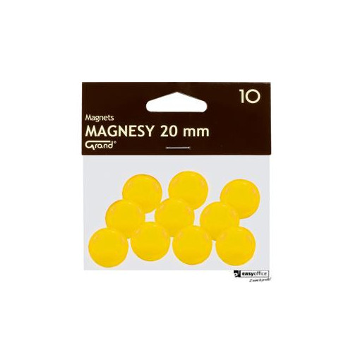 Magnes 20mm GRAND, żółty, 10 szt 130-1691-6045671