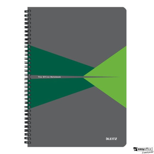 Kołonotatnik OFFICE A4 kratka zielony 46471055 LEITZ