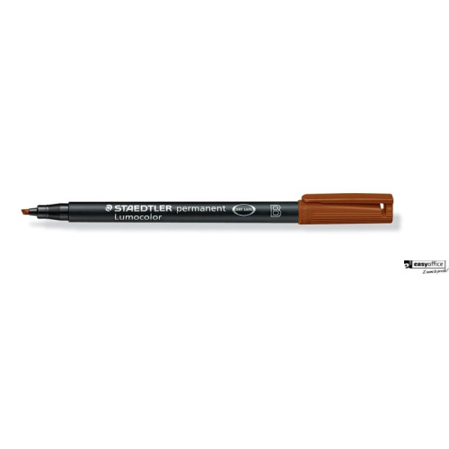 Foliopis Lumocolor, B, wodoodporny, brązowy, Staedtler S 314-7