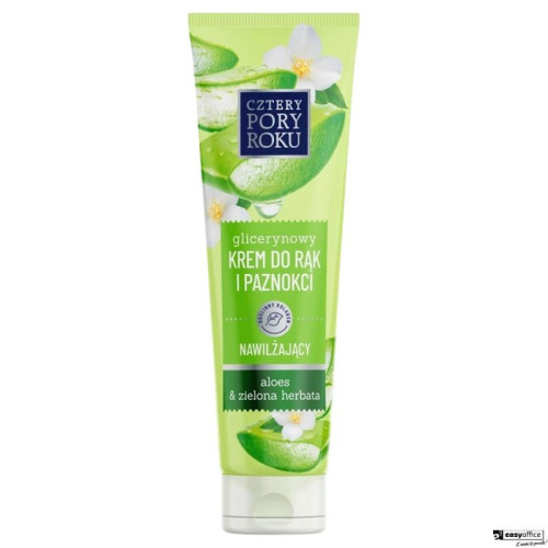 CZTERY PORY ROKU Krem nawilżający do rąk i paznokci Aloes i Zielona Herbata 130ml