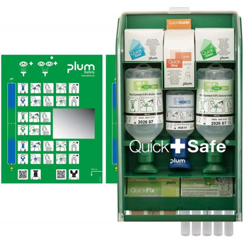 Apteczka ścienna PLUM QuickSafe Complete, z wyposażeniem