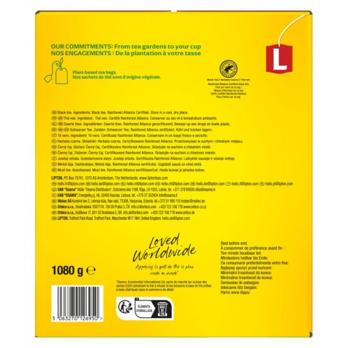 Herbata LIPTON czarna, Yellow Label, 600 kopert-18302007