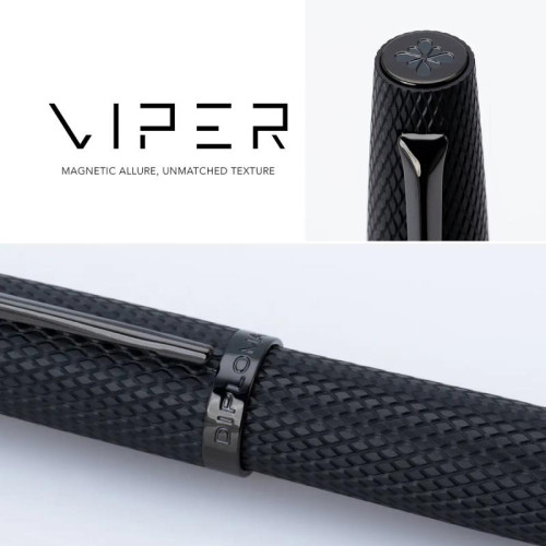 Długopis DIPLOMAT Viper, guilloche, czarny-18302057