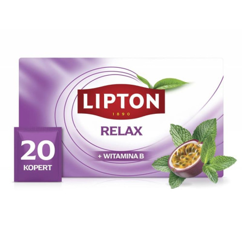Herbata LIPTON Functional, ziołowa, relax, 20 kopert-18302100