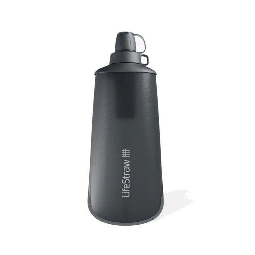 Butelka z filtrem peak squeeze 1l-dark grey LIFESTRAW