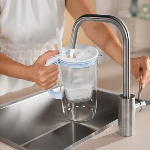 Dzbanek filtrujący Brita Glass+2 wkłady MaxtraPro PP (niebieski; 2,5l)-18407390