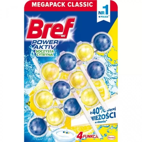 Koszyk do WC kulki BREF 3x50g lemon-1857748