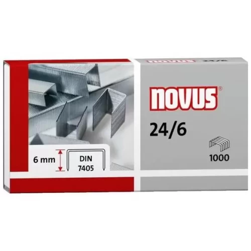 Zszywki 24/6 Din NOVUS 1000szt.-2358503
