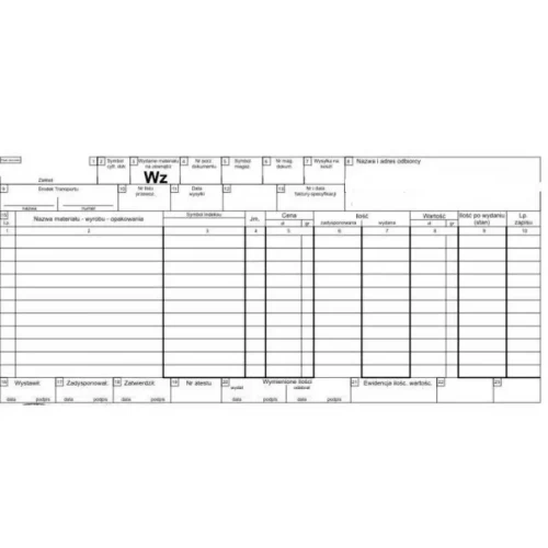 Druk WZ 1/3 A3 STOLGRAF M2-2583085