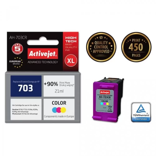 Tusz Hp 703 ACTIVEJET kolor-2644857