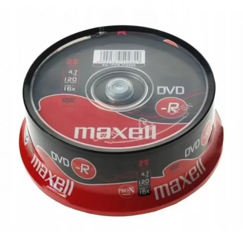 Płyta DVD-R 4,7gb 16x MAXELL A'25 275520.30-3248632