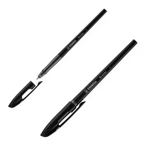 Długopis zwykły STABILO Re-liner 868F czarny-3859372