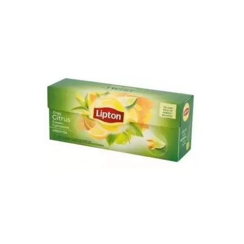 Herbata zielona LIPTON cytrynowa 25t-4042022
