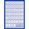 Etykiety uniwersalne MULTI 3,70x35mm, prostokątne, białe 100 ark.-4079880