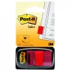 Zakładki indeksujące POST-IT® (680-1), PP, 25,4x43,2mm, 50 kart., czerwone-4081232