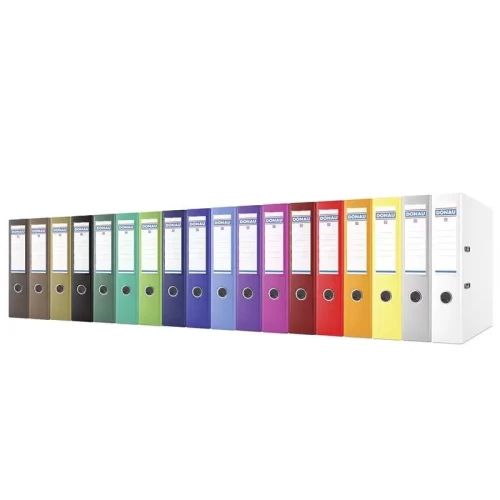 Segregator DONAU Master, PP, A4/75mm, różowy-4080311