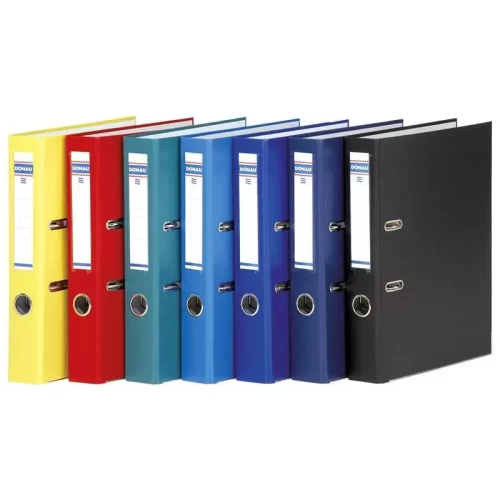 Segregator DONAU Master-S z szyną, PP, A4/50mm, czerwony-4080400