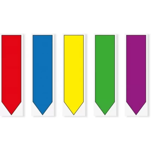 Zakładki indeksujące POST-IT® (684-ARR1), PP, 11,9x43,2mm, strzałka, 5x20 kart., mix kolorów-4081296