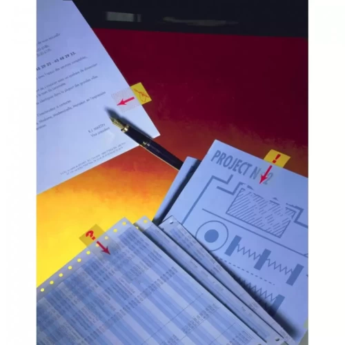 Zakładki indeksujące POST-IT® z nadrukiem „ręka+ołówek” (680-31), PP, 25,4x43,2mm, 50 kart.-4081329