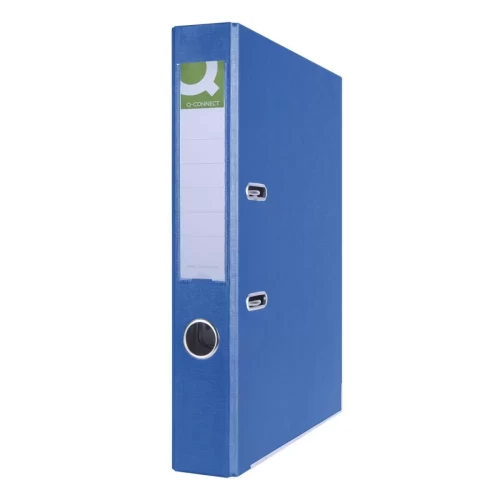 Segregator Q-CONNECT Hero z szyną, PP, A4/55mm, niebieski-4082008
