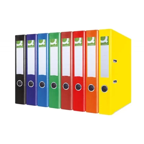 Segregator Q-CONNECT Hero z szyną, PP, A4/55mm, niebieski-4082009