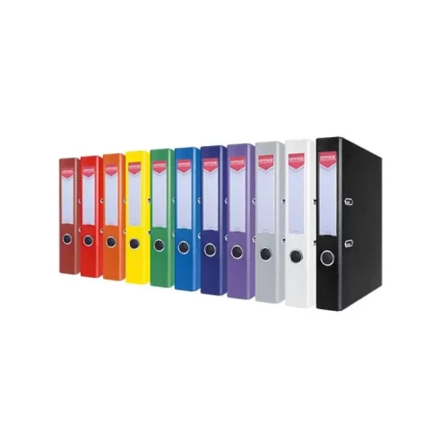 Segregator OFFICE PRODUCTS Officer, PP, A4/55mm, czerwony-4082081