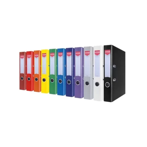 Segregator OFFICE PRODUCTS Officer, PP, A4/55mm, pomarańczowy-4082093