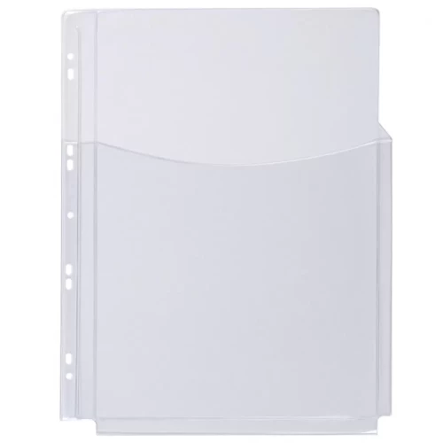 Koszulki na katalogi Q-CONNECT, PVC, 3/4A4, krystal, 180mikr., 5szt.-4082334