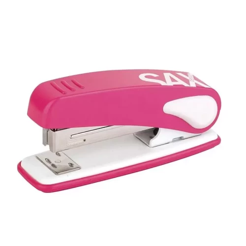 Zszywacz SAX239 Design, zszywa do 25 kartek, display, różowy-4082767