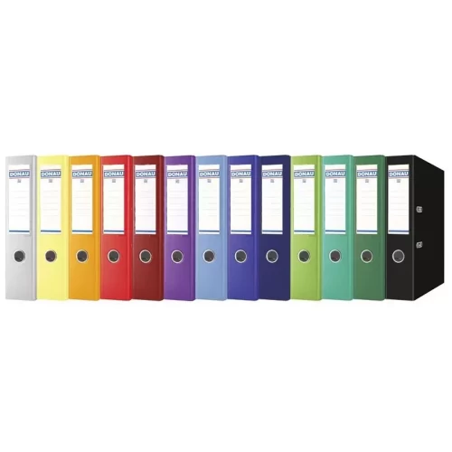 Segregator DONAU Premium-S, PP, A4/75mm, turkusowy-4083256