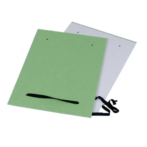 Fascykuła DONAU z etykietą, tektura/PP, A4, mix kolorów-4083428