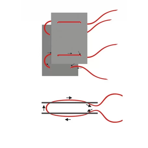 Fascykuła DONAU z etykietą, tektura/PP, A4, mix kolorów-4083432
