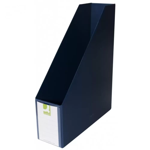 Pojemnik na dokumenty Q-CONNECT, PVC, A4/76, jasnoniebieski-4083557