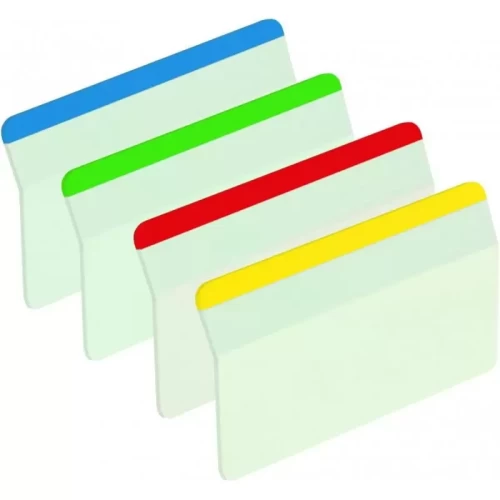Zakładki indeksujące POST-IT® do archiwizacji (686-A1), PP, wygięte, 50,8x38mm, 4x6 kart., mix kolorów-4083674