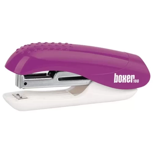 Zszywacz ICO BOXER 100, zszywa 10 kartek, fioletowy-4085681