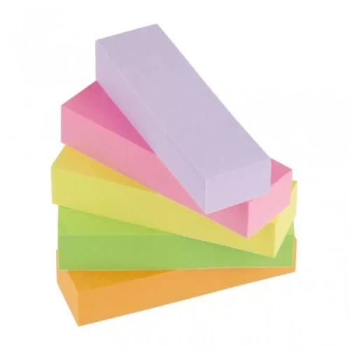 Znaczniki POST-IT® (670/5), papier, 15x50mm, 5x100 kart., mix kolorów neonowy-4089080